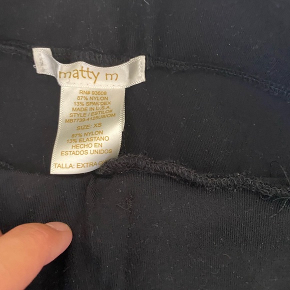 Black sporty leggings - Picture 2 of 2